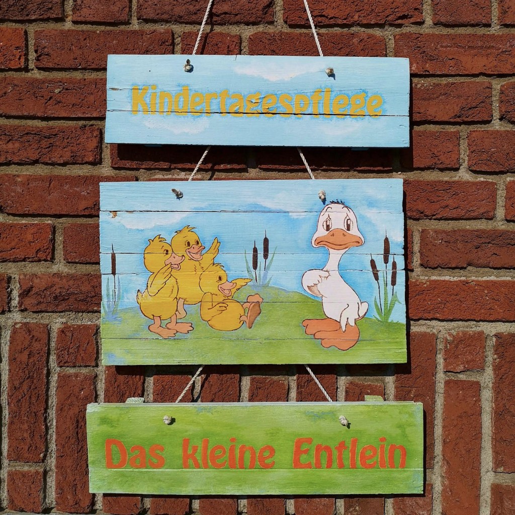 Schild "Das kleine Entlein"